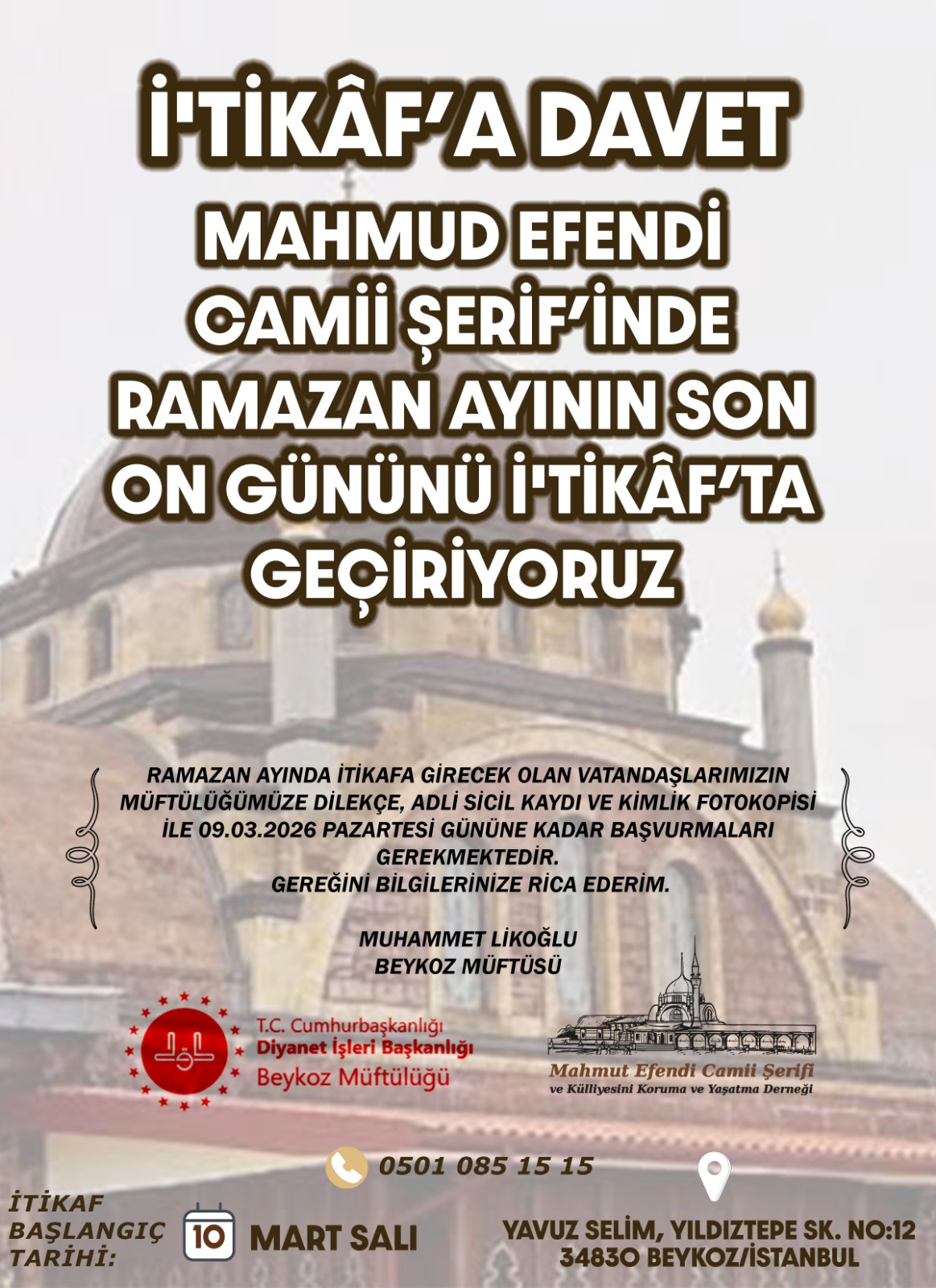 İtikaf'a Davet