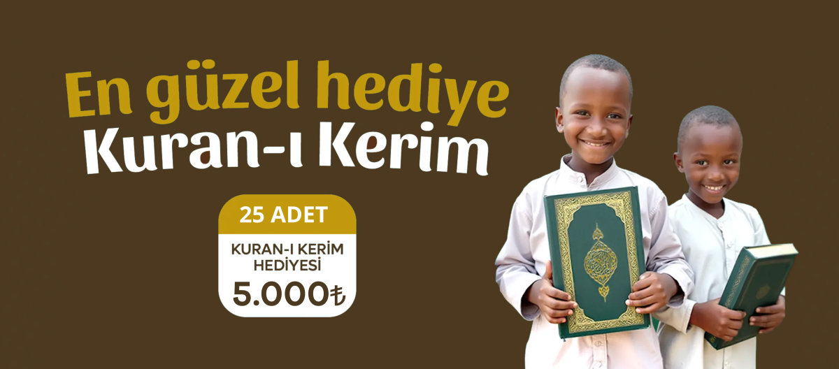 25 Afrika Kur'an-ı Kerim Hediyesi
