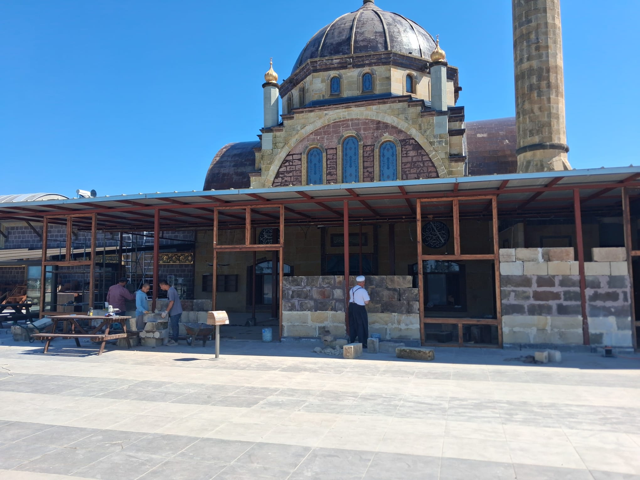Mahmud Efendi Camii Şerifi Tadilatından Görüntüler