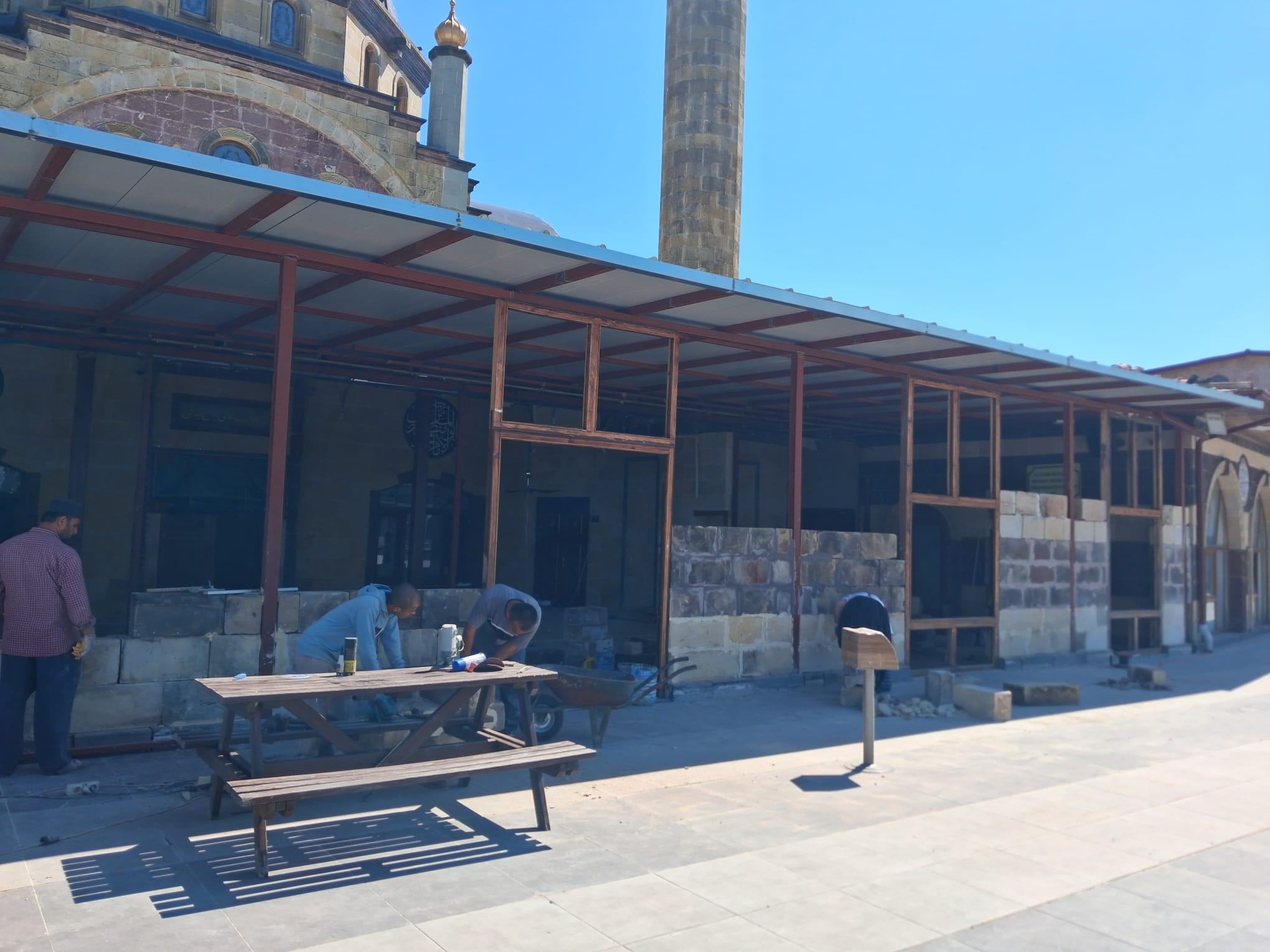 Mahmud Efendi Camii Şerifi Tadilatından Görüntüler