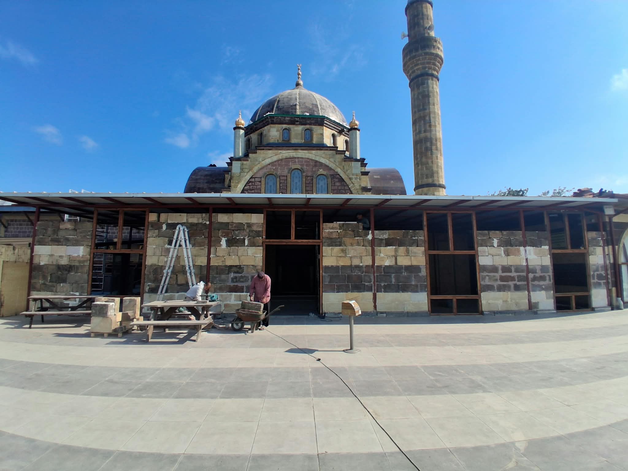 Mahmud Efendi Camii Şerifi Tadilatından Görüntüler
