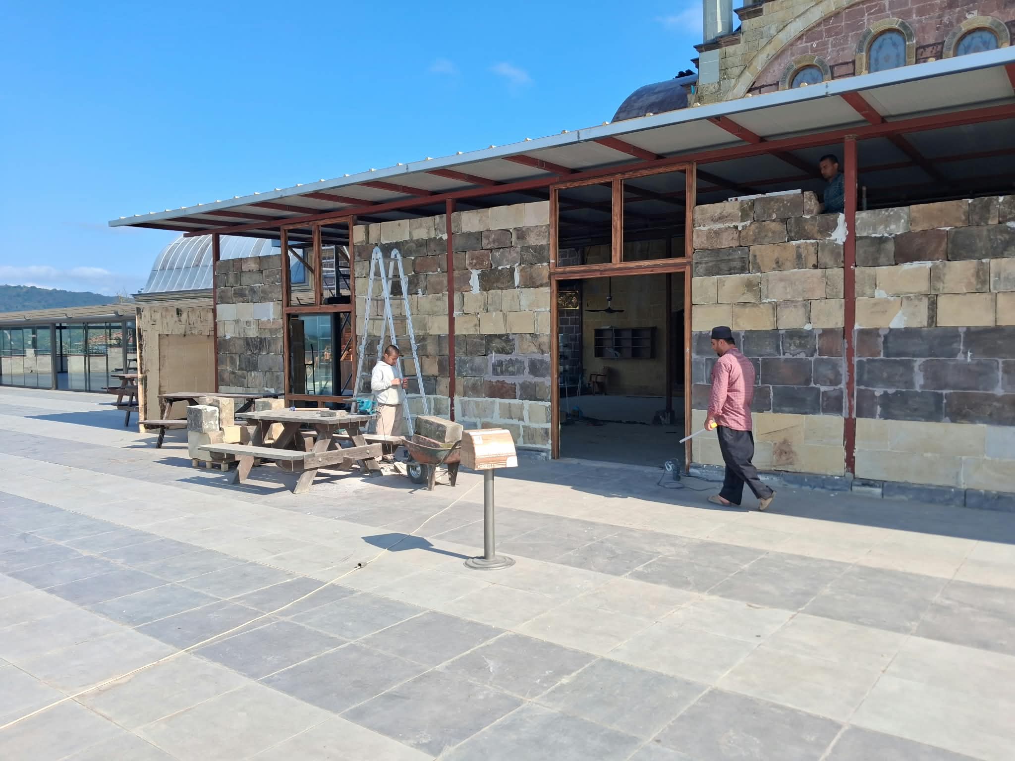 Mahmud Efendi Camii Şerifi Tadilatından Görüntüler