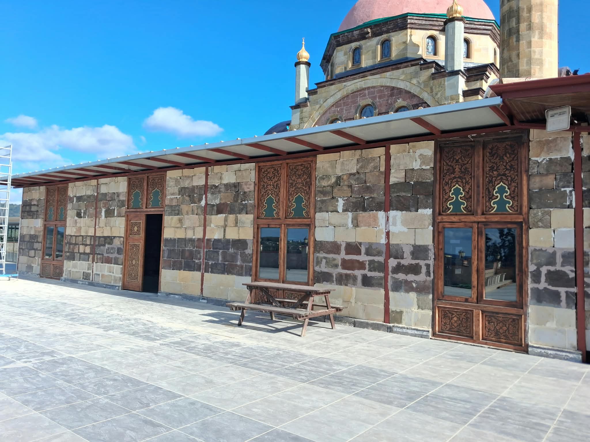 Mahmud Efendi Camii Şerîfi tadilatından görüntüler
