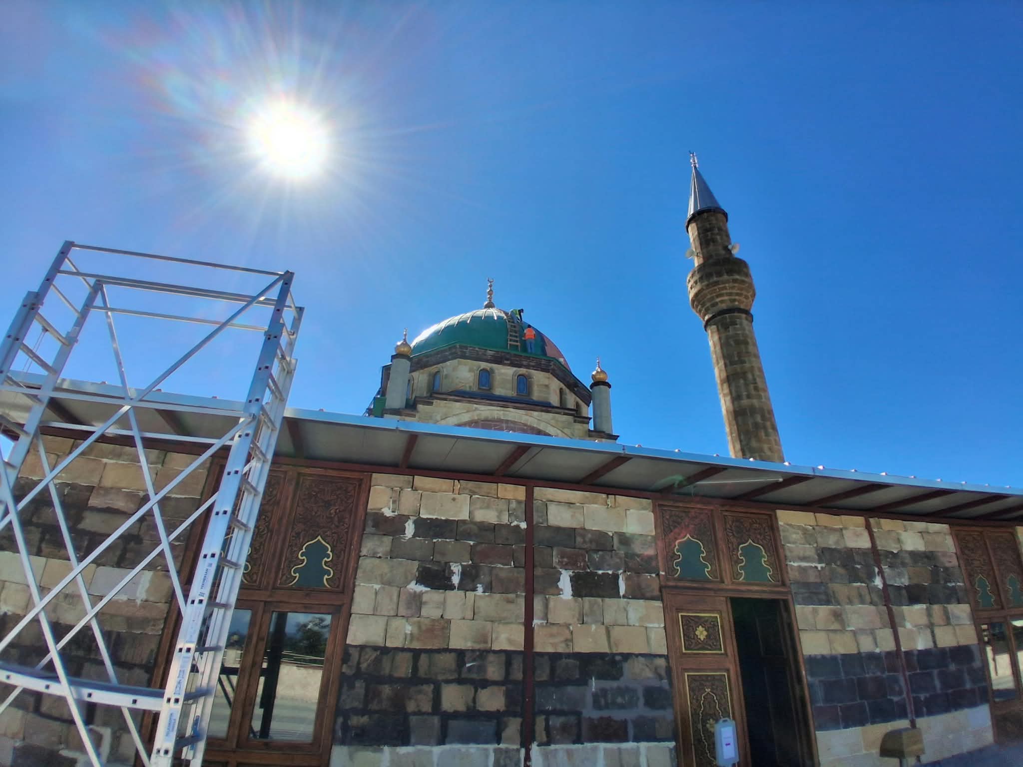 Mahmud Efendi Camii Şerîfi Kubbe Tadilatından görüntüler